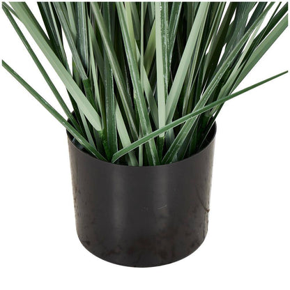 61 In. H Tall Onion Grass Artificial Plant with Black Plastic Pot