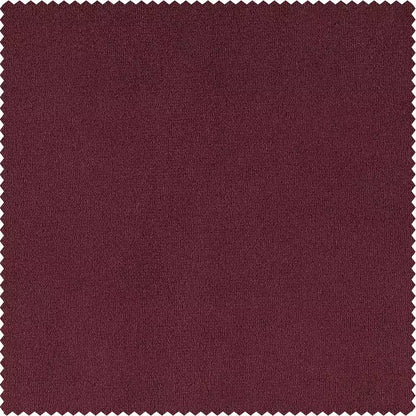 Burgundy Velvet Rod Pocket Blackout Curtain - 50 In. W X 120 In. L (1 Panel)