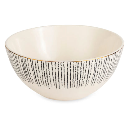 (2 Pack)  Stoneware Large Bowl, Riley Collection