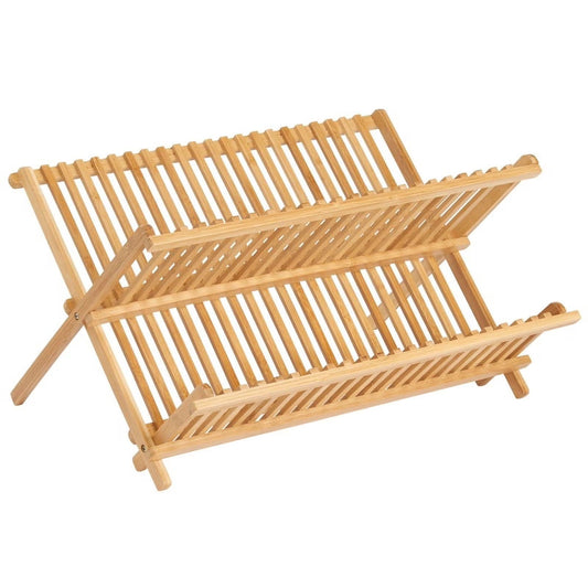 , Formbu Collapsible Drying Dish Rack, Natural Bamboo