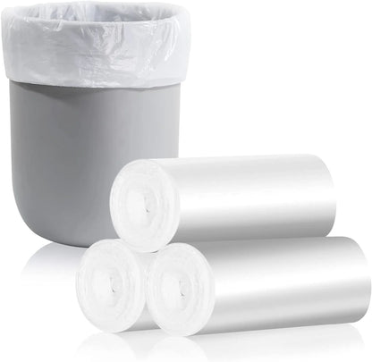 4 Gallon Small Trash Bag - Unscented 4 Gallon Garbage Bags for Bathroom, Kitchen, Bedroom, 105 Count Mini Trash Bags(15 Liter)