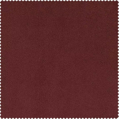 Crimson Rust Velvet Rod Pocket Blackout Curtain - 50 In. W X 108 In. L (1 Panel)
